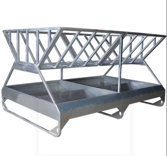 Heavy-Duty Round Bale Livestock Hay Feeder